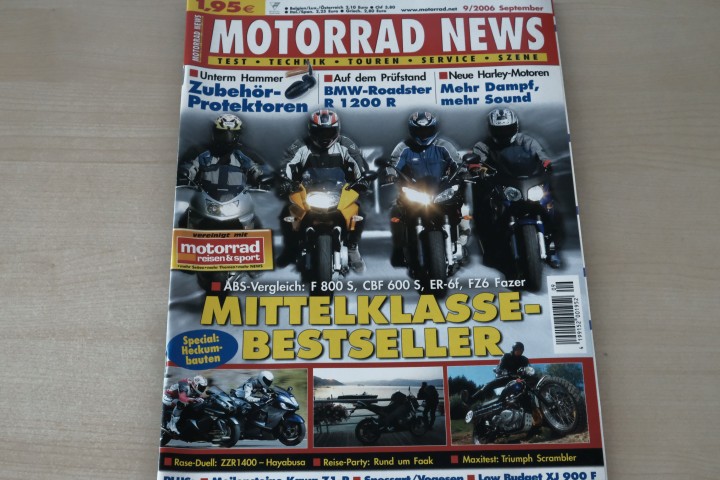 Deckblatt Motorrad News (09/2006)